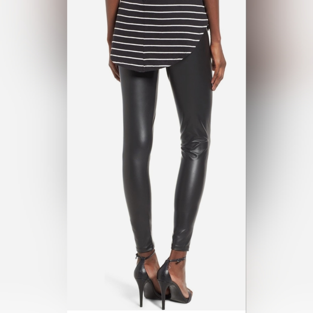 BP Faux Leather Leggings Black Size M